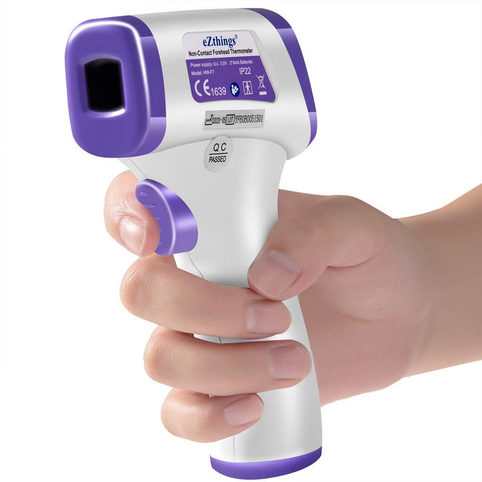 Heavy Duty Thermometer Infrared Forehead High Caliber Sensor No Contact with LCD Display for Medical Offices, Hospitals - eZthings USA WE SORT ALL THE CRAZIEST GADGETS, GIZMOS, TOYS & TECHNOLOGY, SO YOU DON'T HAVE TO.