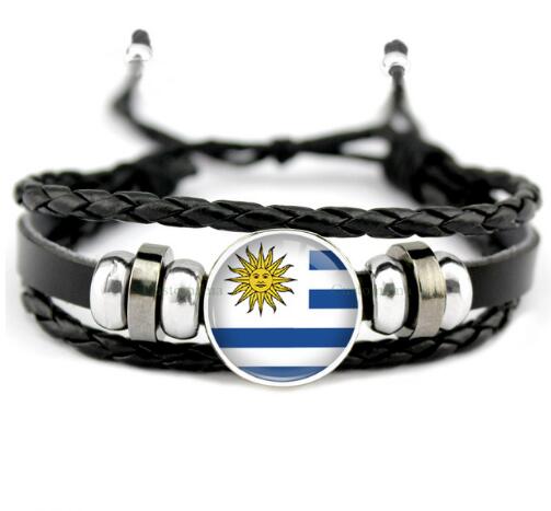 Country Flags Leather Bracelets - eZthings USA WE SORT ALL THE CRAZIEST GADGETS, GIZMOS, TOYS & TECHNOLOGY, SO YOU DON'T HAVE TO.