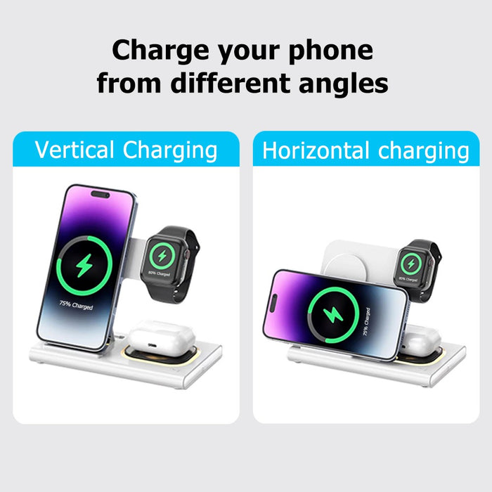 eThings 3 in 1 wireless charger supports fast charging and multifunctional wireless charging - eZthings USA WE SORT ALL THE CRAZIEST GADGETS, GIZMOS, TOYS & TECHNOLOGY, SO YOU DON'T HAVE TO.