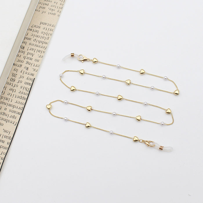 New Handmade Chain Pearl Chain Accessories Anti-Drop Glasses Chain Mask Chain