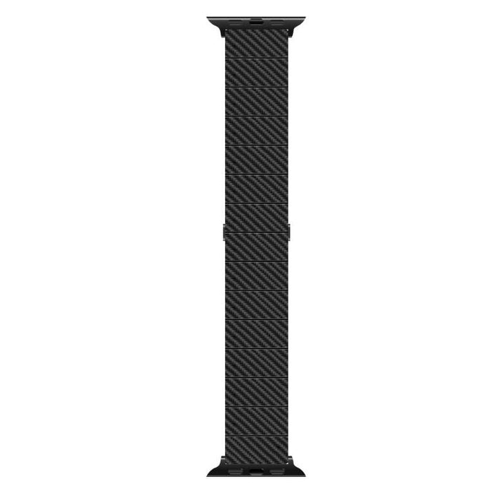 Fibra de carbono pura para iPhone iwatch7/6/5/4/3/Se generación Apple Watch Correa pulsera magnética