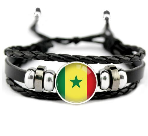 Country Flags Leather Bracelets - eZthings USA WE SORT ALL THE CRAZIEST GADGETS, GIZMOS, TOYS & TECHNOLOGY, SO YOU DON'T HAVE TO.