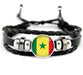Country Flags Leather Bracelets - eZthings USA WE SORT ALL THE CRAZIEST GADGETS, GIZMOS, TOYS & TECHNOLOGY, SO YOU DON'T HAVE TO.