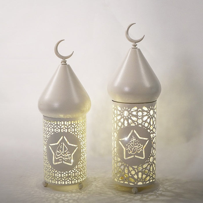 Led Lantern Eid Festival Ramadan Iron Lantern Middle East Decorative Arts And Crafts Decoration Bullet Head - eZthings USA WE SORT ALL THE CRAZIEST GADGETS, GIZMOS, TOYS & TECHNOLOGY, SO YOU DON'T HAVE TO.