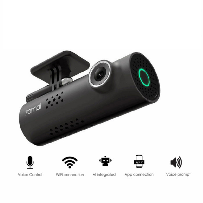 Xiaomi 70 minutos WiFi inteligente DVR 130 grados cámara de salpicadero de coche inalámbrica 1080P Full HD VERSIÓN NOCTURNA G-Sensor grabadora de conducción