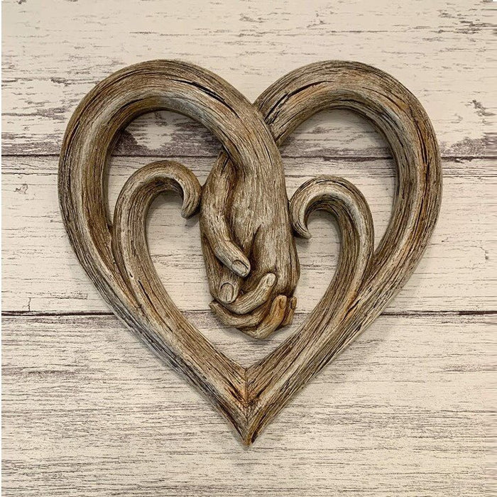 Handshake Decorative Wood Crafts Home Decor - eZthings USA WE SORT ALL THE CRAZIEST GADGETS, GIZMOS, TOYS & TECHNOLOGY, SO YOU DON'T HAVE TO.