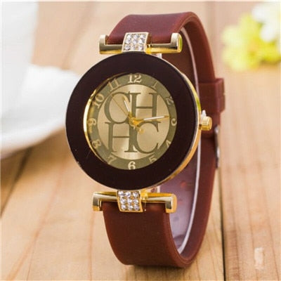New simple leather Brand Geneva Casual Quartz Watch Women Crystal Silicone Watches Relogio Feminino Wrist Watch - eZthings USA WE SORT ALL THE CRAZIEST GADGETS, GIZMOS, TOYS & TECHNOLOGY, SO YOU DON'T HAVE TO.