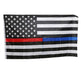 90*150cm USA Police Flags Thin American National Banner White And Blue Stars Printed Strip with Brass Grommets - eZthings USA WE SORT ALL THE CRAZIEST GADGETS, GIZMOS, TOYS & TECHNOLOGY, SO YOU DON'T HAVE TO.