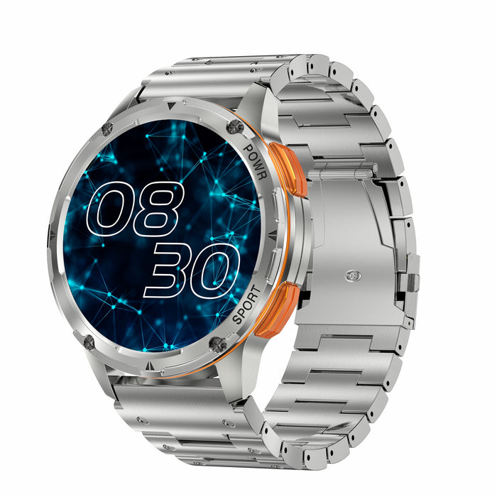 eThings AK59 smart watch HD AMLOED screen heart rate blood pressure blood oxygen health monitoring Bluetooth call