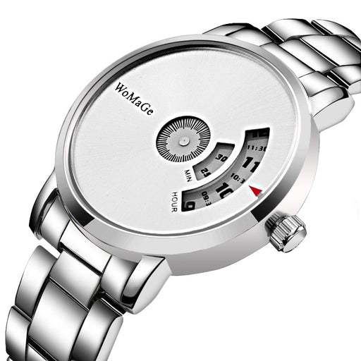 WoMaGe Fashion Watch Men Watches Stainless Steel Creative Men's Watches Male Wristwatch Luxury Mens Clock reloj mujer bayan saat - eZthings USA WE SORT ALL THE CRAZIEST GADGETS, GIZMOS, TOYS & TECHNOLOGY, SO YOU DON'T HAVE TO.