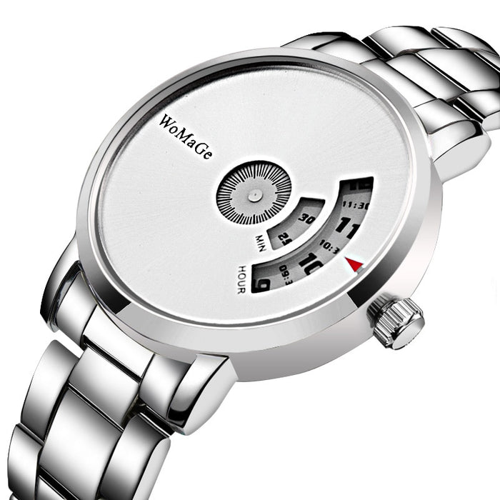 WoMaGe Fashion Watch Men Watches Stainless Steel Creative Men's Watches Male Wristwatch Luxury Mens Clock reloj mujer bayan saat - eZthings USA WE SORT ALL THE CRAZIEST GADGETS, GIZMOS, TOYS & TECHNOLOGY, SO YOU DON'T HAVE TO.