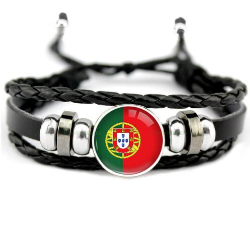 Country Flags Leather Bracelets - eZthings USA WE SORT ALL THE CRAZIEST GADGETS, GIZMOS, TOYS & TECHNOLOGY, SO YOU DON'T HAVE TO.