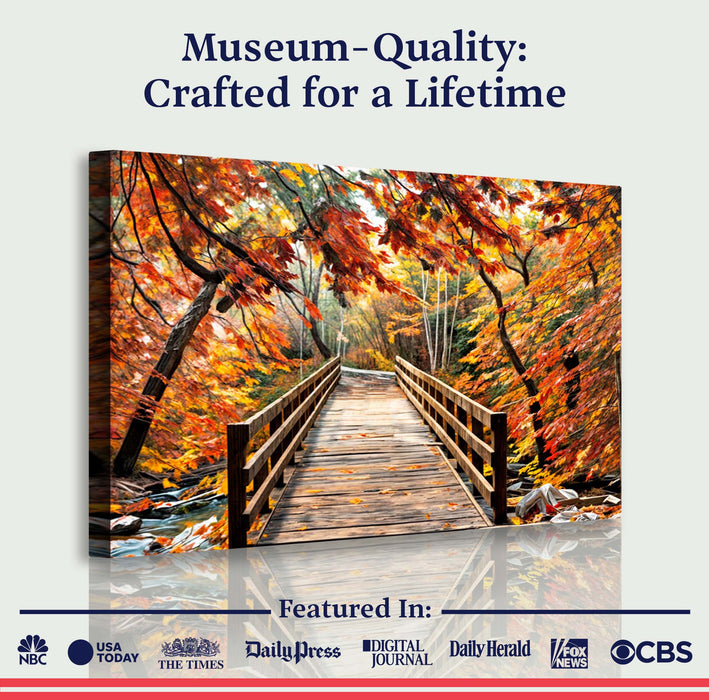 Crossing Autumn Wall Art