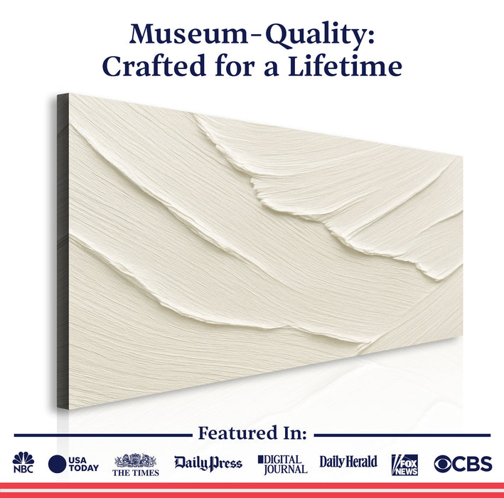 Abstract Minimalist Wave Wall Art II