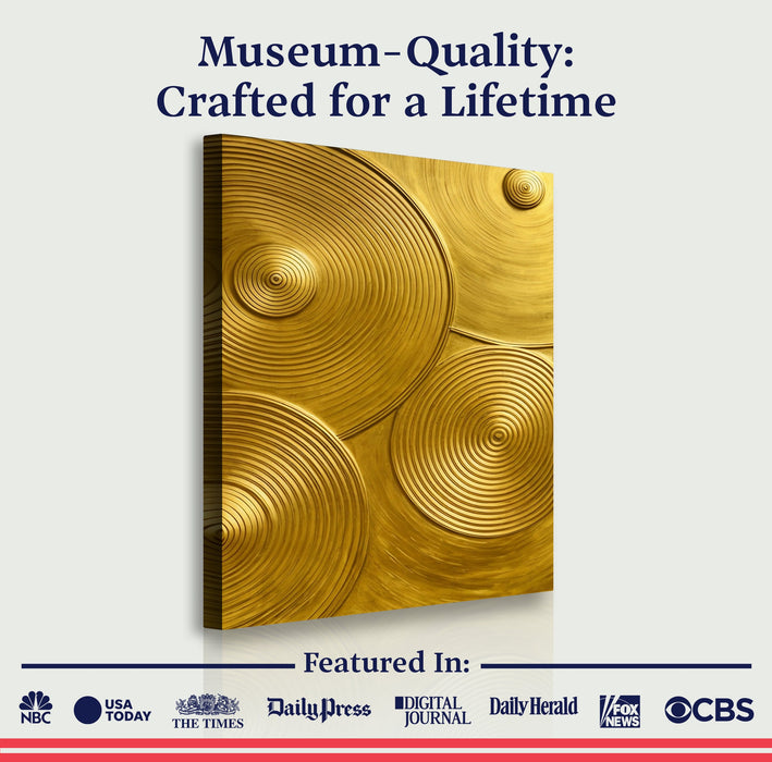 Gold Symphony Wall Art