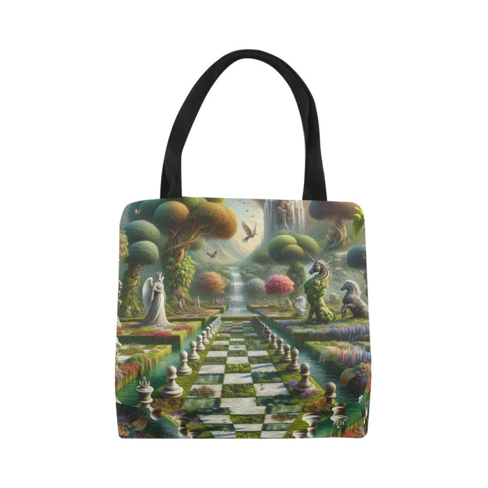 The sophistication of the Garden of Chess Fan Club Canvas Tote Bag