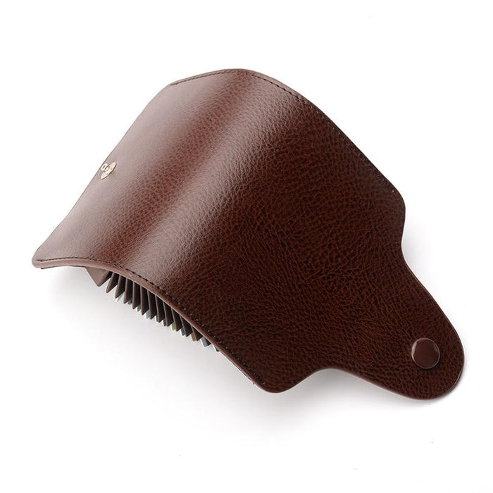 Genuine Leather Card Wallet for Men and Women Cowhide Business Card Holder Credit Card Purse - eZthings USA WE SORT ALL THE CRAZIEST GADGETS, GIZMOS, TOYS & TECHNOLOGY, SO YOU DON'T HAVE TO.