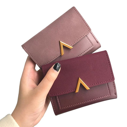 Matte Leather Small Women Wallet Luxury Brand Famous Mini Womens Wallets And Purses Short Female Coin Purse Credit Card Holder - eZthings USA WE SORT ALL THE CRAZIEST GADGETS, GIZMOS, TOYS & TECHNOLOGY, SO YOU DON'T HAVE TO.