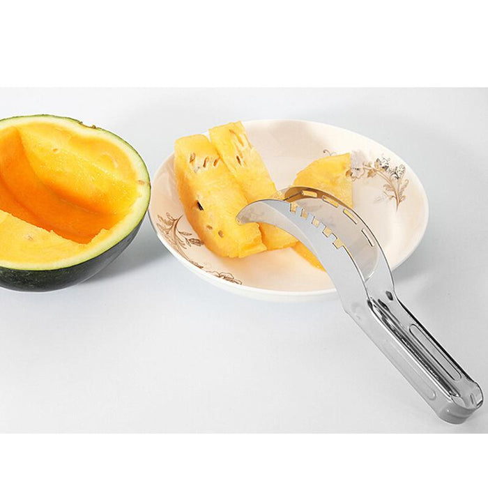 Stainless Steel Watermelon Slicer Corer Server Melon Smart Slicer Knife For Watermelon Cantaloupe Fruit Slicer kitchen Gadgets - eZthings USA WE SORT ALL THE CRAZIEST GADGETS, GIZMOS, TOYS & TECHNOLOGY, SO YOU DON'T HAVE TO.