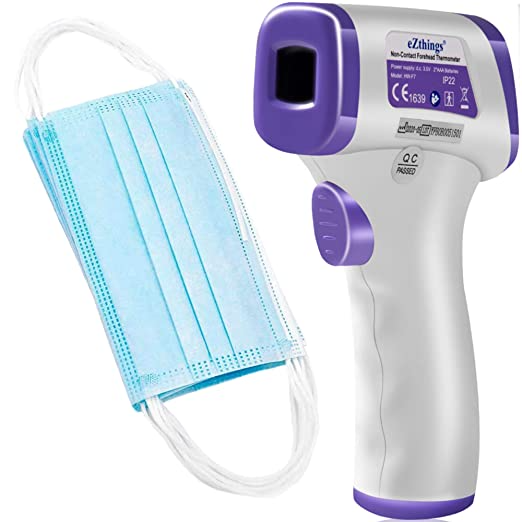 Sale Heavy Duty Thermometer + 100 Masks - eZthings Prime Bundle - eZthings USA WE SORT ALL THE CRAZIEST GADGETS, GIZMOS, TOYS & TECHNOLOGY, SO YOU DON'T HAVE TO.