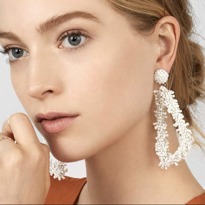 Boho Ethnic Large Tassel Fringe Earrings 2019 Handmade Big Beads Statement Earrings Party Dangle Drop Earrings Gift - eZthings USA WE SORT ALL THE CRAZIEST GADGETS, GIZMOS, TOYS & TECHNOLOGY, SO YOU DON'T HAVE TO.