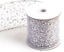 eZthings® Decorative Designer Sparkly Sheer Fabric Ribbons for Party Decor and Gift Baskets (10 Yard, Silver(3.5" Width)) - eZthings USA WE SORT ALL THE CRAZIEST GADGETS, GIZMOS, TOYS & TECHNOLOGY, SO YOU DON'T HAVE TO.