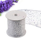eZthings® Decorative Designer Sparkly Sheer Fabric Ribbons for Party Decor and Gift Baskets (10 Yard, Silver(3.5" Width)) - eZthings USA WE SORT ALL THE CRAZIEST GADGETS, GIZMOS, TOYS & TECHNOLOGY, SO YOU DON'T HAVE TO.