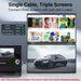InnoView Foldable 15.6" Dual Portable Monitor-INVPM009-05B - eZthings USA WE SORT ALL THE CRAZIEST GADGETS, GIZMOS, TOYS & TECHNOLOGY, SO YOU DON'T HAVE TO.