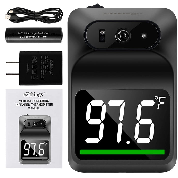 REED Non-Contact Medical Screening Forehead Thermometer for Physician Offices and Hospitals (Mounted) - eZthings USA WE SORT ALL THE CRAZIEST GADGETS, GIZMOS, TOYS & TECHNOLOGY, SO YOU DON'T HAVE TO.