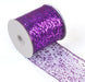 Decorative Designer Sparkly Sheer Fabric Ribbons for Party Decor and Gift Baskets (10 Yard, Purple(3.5" Width)) - eZthings USA WE SORT ALL THE CRAZIEST GADGETS, GIZMOS, TOYS & TECHNOLOGY, SO YOU DON'T HAVE TO.