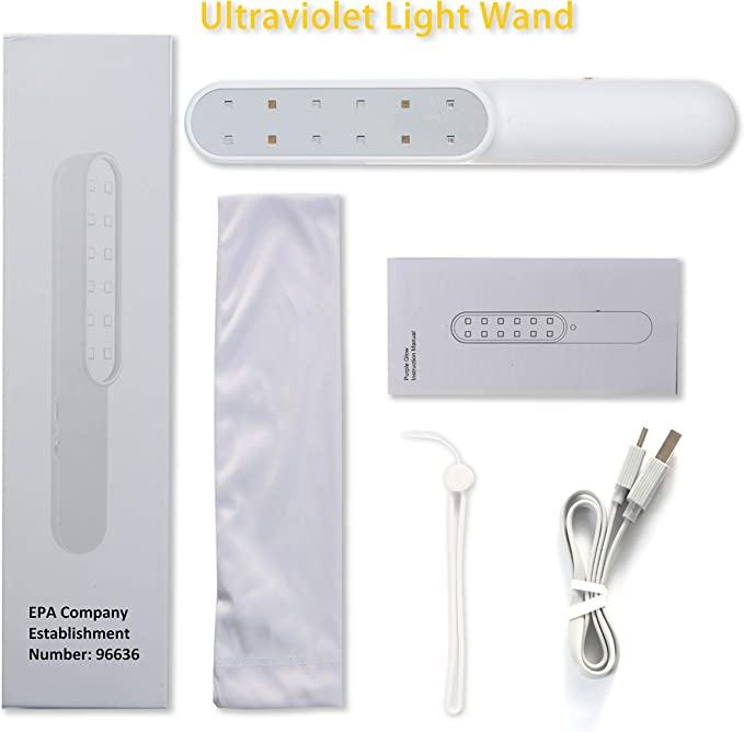 Professional UV-C Light - Green Cleaning - Chemical Free (White) - eZthings USA WE SORT ALL THE CRAZIEST GADGETS, GIZMOS, TOYS & TECHNOLOGY, SO YOU DON'T HAVE TO.