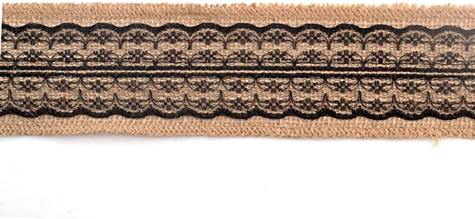 Decorative Designer Fabric Ribbons for Home Craft Projects and Gift Baskets (3 Yard, Black(2.4" Width)) - eZthings USA WE SORT ALL THE CRAZIEST GADGETS, GIZMOS, TOYS & TECHNOLOGY, SO YOU DON'T HAVE TO.