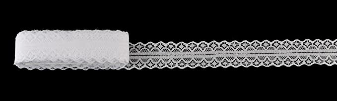 Designer Decorating Embroidered Lace and Trims for Sewing and DIY Craft Projects (10 Yard, Fancy White (1.1" Width) - eZthings USA WE SORT ALL THE CRAZIEST GADGETS, GIZMOS, TOYS & TECHNOLOGY, SO YOU DON'T HAVE TO.