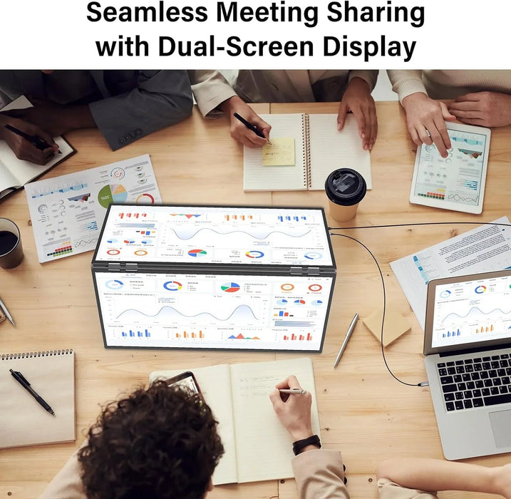 InnoView Foldable 23.8" Dual Monitor-INVPM609 - eZthings USA WE SORT ALL THE CRAZIEST GADGETS, GIZMOS, TOYS & TECHNOLOGY, SO YOU DON'T HAVE TO.