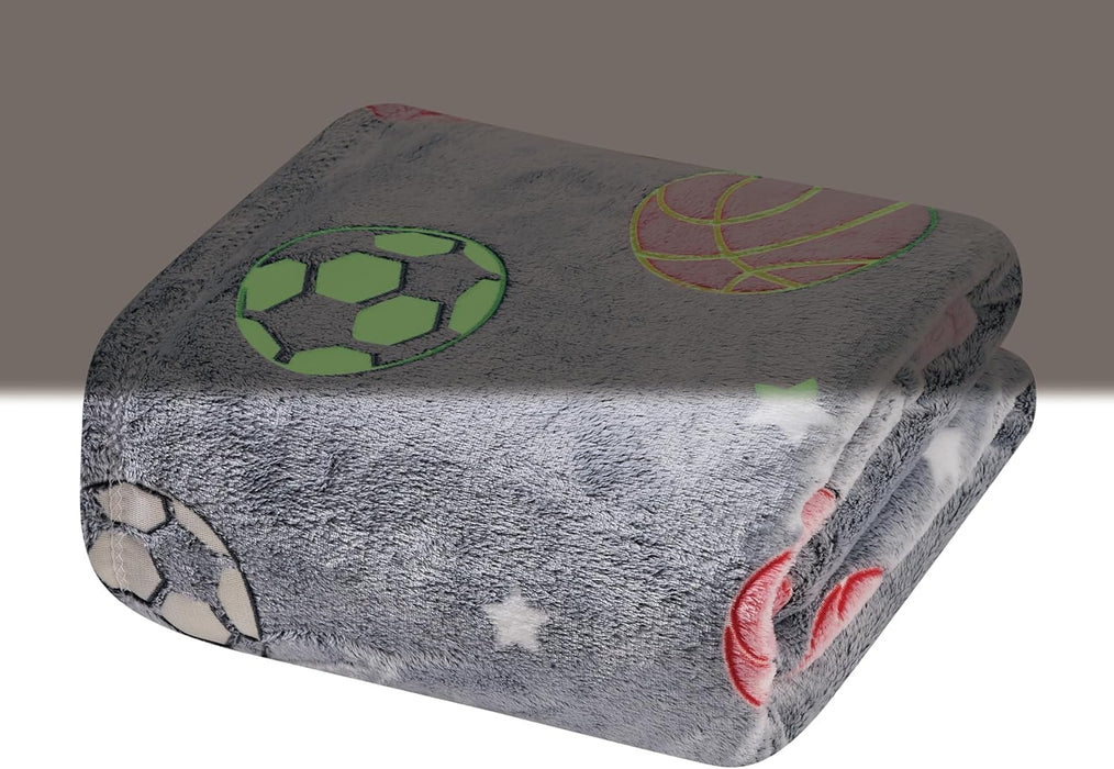 Glow-in-the-Dark 50" x 60" Throw Blankets