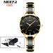 NIBOSI Luxury Ceramic Bracelet Watches Ladies Creative Quartz Watch For Women Female Clock Relogio Feminino Montre Femme 2330 - eZthings USA WE SORT ALL THE CRAZIEST GADGETS, GIZMOS, TOYS & TECHNOLOGY, SO YOU DON'T HAVE TO.