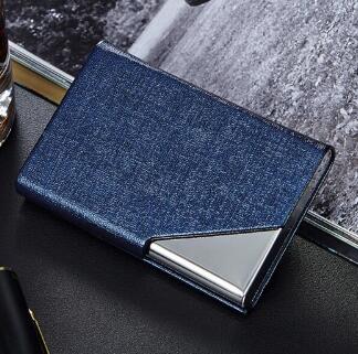 Itapkris Business ID Credit Card Holder For Women Men Fashion Brand Metal Aluminum Card Case PU Leather Porte Carte - eZthings USA WE SORT ALL THE CRAZIEST GADGETS, GIZMOS, TOYS & TECHNOLOGY, SO YOU DON'T HAVE TO.