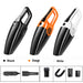 car vacuum cleaner Handheld 12V 120W Strong Suction Vacuum Cleaner For Car Wet&Dry Dual Use Spare Filter Vacuum Cleaner - eZthings USA WE SORT ALL THE CRAZIEST GADGETS, GIZMOS, TOYS & TECHNOLOGY, SO YOU DON'T HAVE TO.