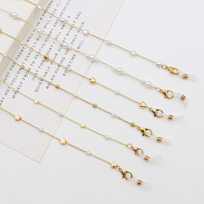 New Handmade Chain Pearl Chain Accessories Anti-Drop Glasses Chain Mask Chain