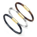 Leather Bracelets for Men and Women Jewelry Stainless Steel Magnetic Clasp Bracelets - eZthings USA WE SORT ALL THE CRAZIEST GADGETS, GIZMOS, TOYS & TECHNOLOGY, SO YOU DON'T HAVE TO.