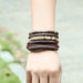 European and American minimalist retro set bracelet DIY woven cowhide bracelet coconut shell bracelet men's hemp rope leather br - eZthings USA WE SORT ALL THE CRAZIEST GADGETS, GIZMOS, TOYS & TECHNOLOGY, SO YOU DON'T HAVE TO.