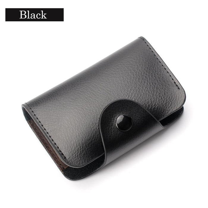 Genuine Leather Card Wallet for Men and Women Cowhide Business Card Holder Credit Card Purse - eZthings USA WE SORT ALL THE CRAZIEST GADGETS, GIZMOS, TOYS & TECHNOLOGY, SO YOU DON'T HAVE TO.