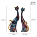 1Pcs European style oil painting couple cat animal ornaments, living room TV cabinet, foyer wine cabinet decoration, resin crafts - eZthings USA WE SORT ALL THE CRAZIEST GADGETS, GIZMOS, TOYS & TECHNOLOGY, SO YOU DON'T HAVE TO.