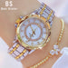 Diamond Women Luxury Brand Watch Rhinestone Elegant Ladies Watches Gold Clock Wrist Watches For Women Relogio Feminino - eZthings USA WE SORT ALL THE CRAZIEST GADGETS, GIZMOS, TOYS & TECHNOLOGY, SO YOU DON'T HAVE TO.