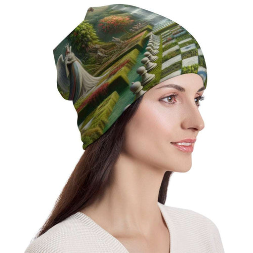 The sophistication of the Garden of Chess Fan Club Full print Pullover cap