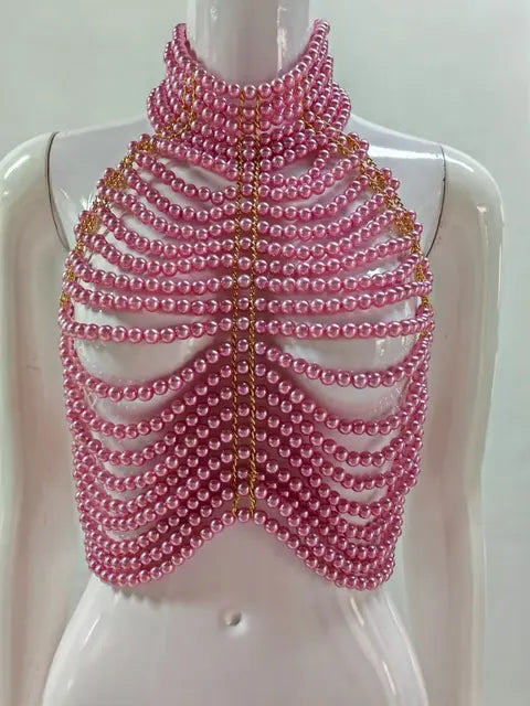 Piled collar pure handmade woven adjustable small vest for women