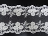 Cotton Lace Embroidery Wedding Fabric Trim for DIY Decorating, Floral Designing and Crafts (3 Yard, White (Width:4.7")) - eZthings USA WE SORT ALL THE CRAZIEST GADGETS, GIZMOS, TOYS & TECHNOLOGY, SO YOU DON'T HAVE TO.