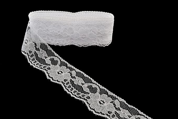 Designer Decorating Embroidered Lace and Trims for Sewing and DIY Craft Projects (10 Yard, Wedding White (1.3" Width)) - eZthings USA WE SORT ALL THE CRAZIEST GADGETS, GIZMOS, TOYS & TECHNOLOGY, SO YOU DON'T HAVE TO.