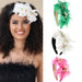 Fashionable handmade fabric crystal flower headband - eZthings USA WE SORT ALL THE CRAZIEST GADGETS, GIZMOS, TOYS & TECHNOLOGY, SO YOU DON'T HAVE TO.