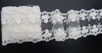 Cotton Lace Embroidery Wedding Fabric Trim for DIY Decorating, Floral Designing and Crafts (3 Yard, White (Width:4.7")) - eZthings USA WE SORT ALL THE CRAZIEST GADGETS, GIZMOS, TOYS & TECHNOLOGY, SO YOU DON'T HAVE TO.